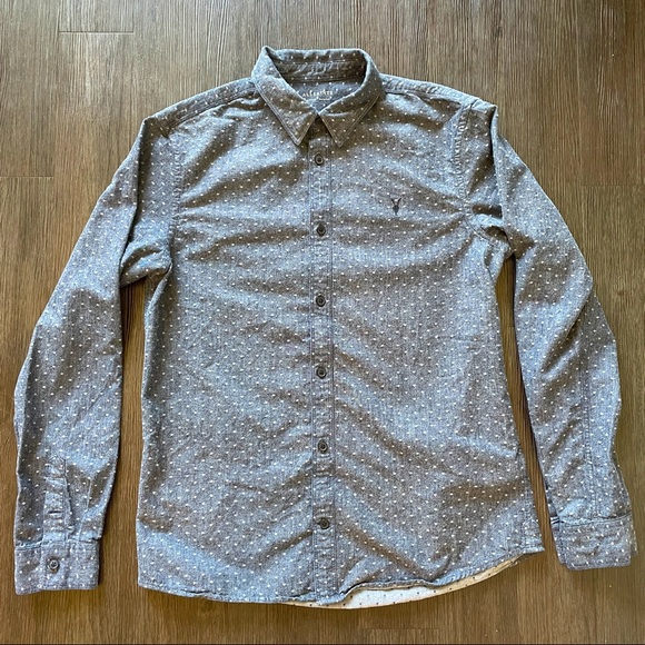 All Saints Other - All Saints Long Sleeve Button-Down Long Shirt
